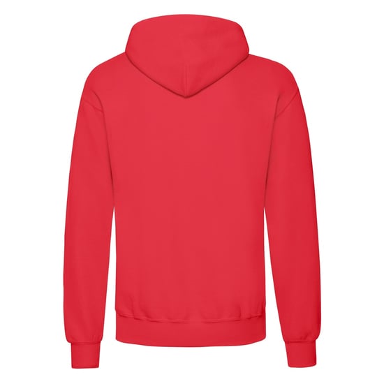 Fruit Of The Loom Unisex Volwassenen Klassiek Sweatshirt met capuchon (Rood) - Image 2