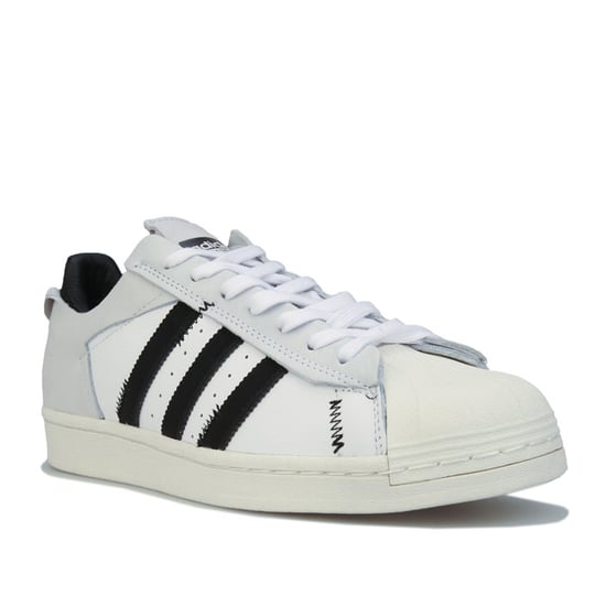 Men's adidas Originals Superstar WS2 Trainers in White Black - Image 2