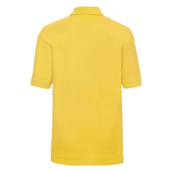 Russell Poloshirt van katoen voor kinderen (Geel) - Image 2