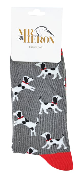 MR HERON - Men's Novelty Bamboo Socks with Dogs On - Image 2
