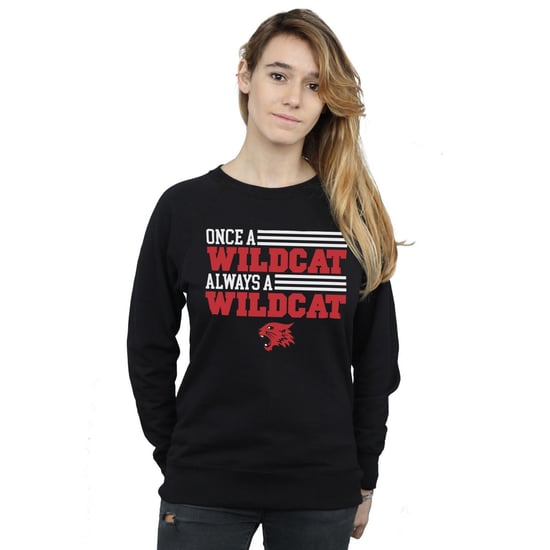 Disney Womens/Ladies High School Musical The Musical Once A Wildcat Sweatshirt (Black)