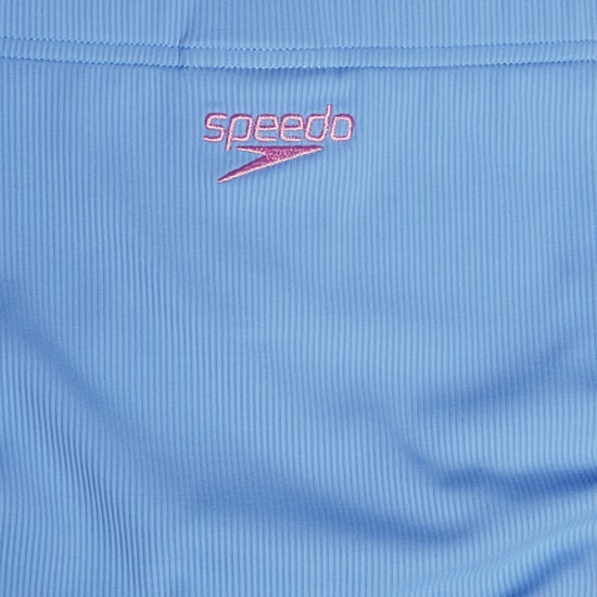 Girl's Speedo Textured Bikini in Blue - Image 4