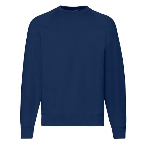 Fruit of the Loom Heren Klassiek Raglan Sweatshirt (Marine) - Image 1