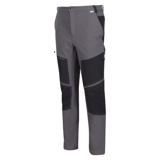 Regatta Mens Questra IV Hiking Trousers (Dark Grey/Black)