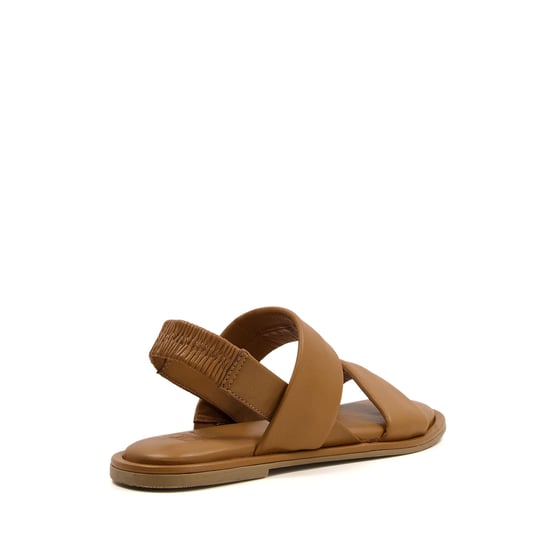 Dune Ladies Laude - Double-Strap Leather Sandals