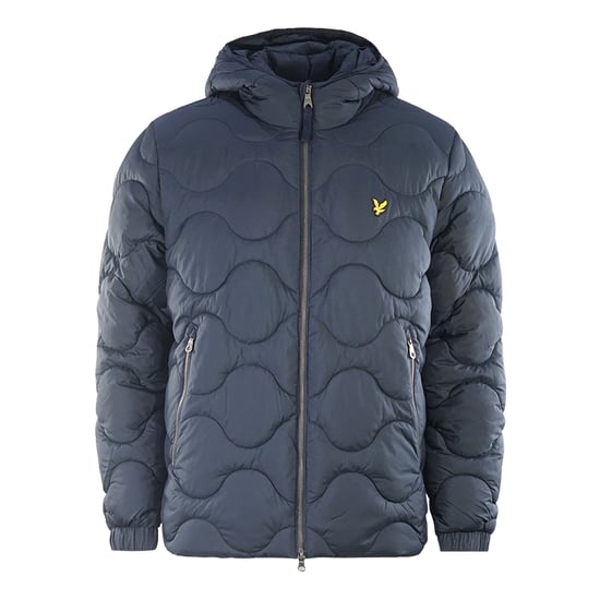 Lyle & Scott Wadded Navy Blue Jacket - Image 1