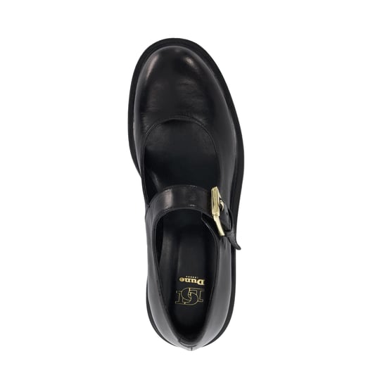 Dune Ladies Huckle - Leather Low Heel Mary Janes