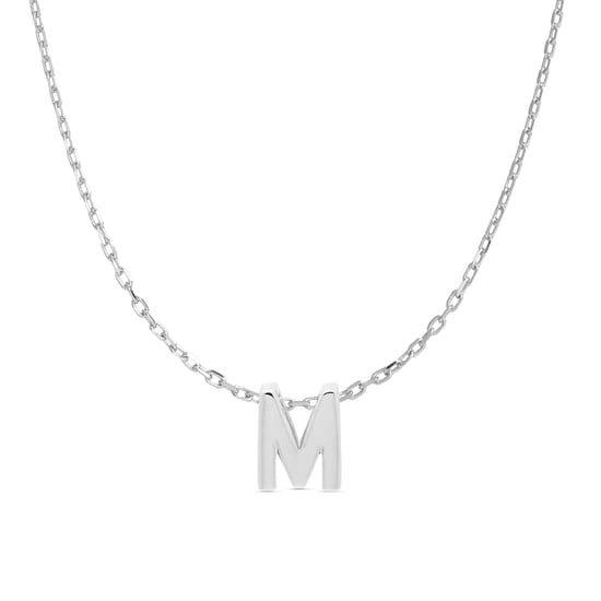 Halsband Luxenter Alphabet 925 Sterling silver rodiumpläterad finish - Image 1