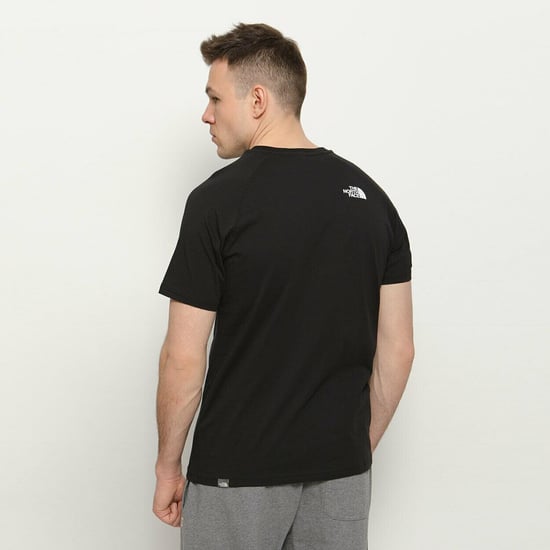 The North Face Heren Reglan Sleeve NSE T Shirt Zwart - Image 2