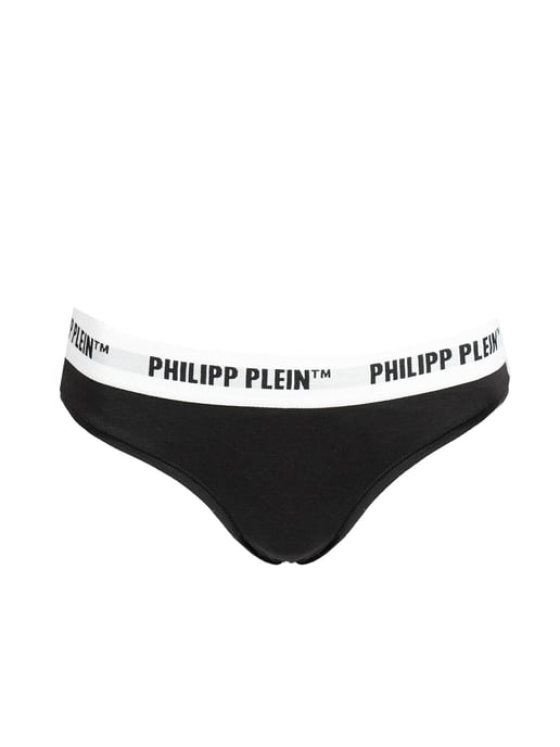 Philipp Plein Kalsonger Bi-Pack Dam Svart - Image 1