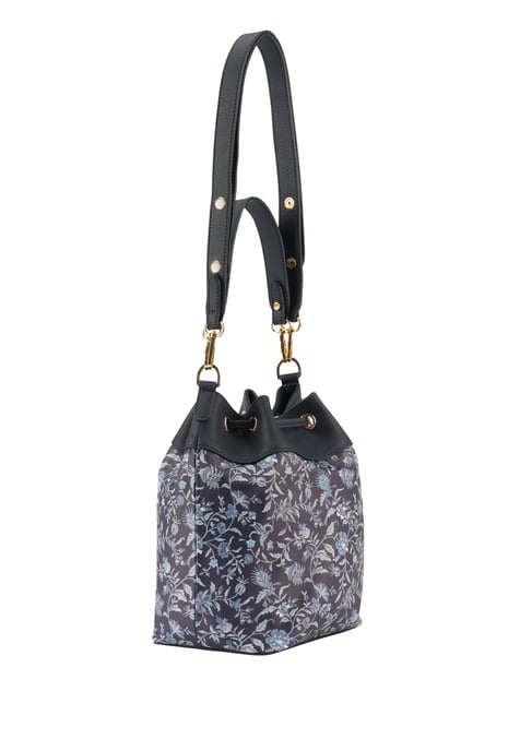Laura Ashley Navy Blue Bucket Bag