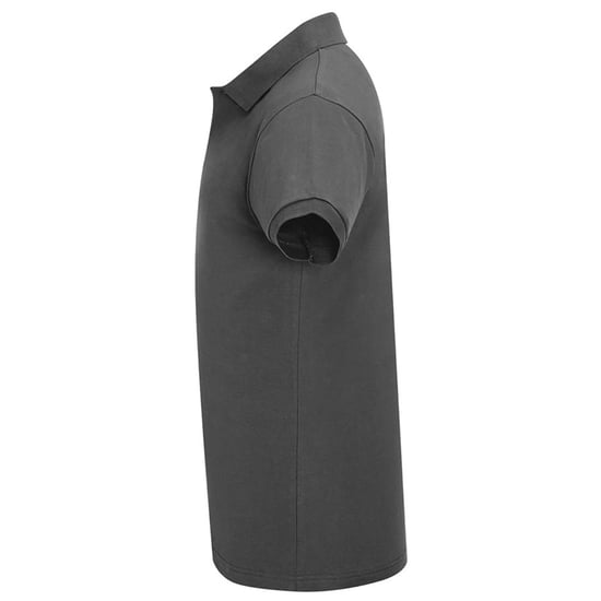 SOLS Heren Perfect Pique Korte Mouw Poloshirt (Donkergrijs) - Image 3