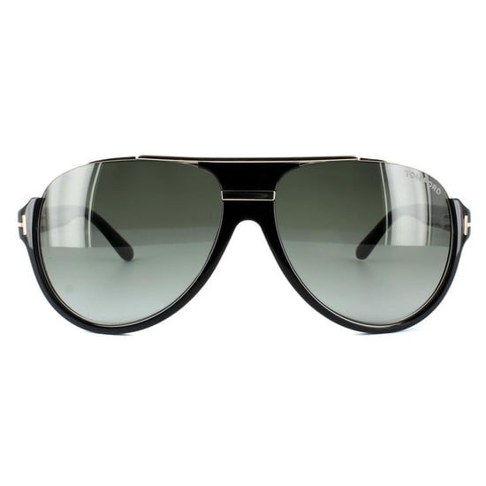Tom Ford Sunglasses 0334 Dimitry 01P Shiny Black Green Gradient