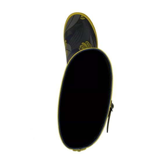 Regatta Womens/Ladies Orla Kiely Floral Wellington Boots (Heligan Yellow)