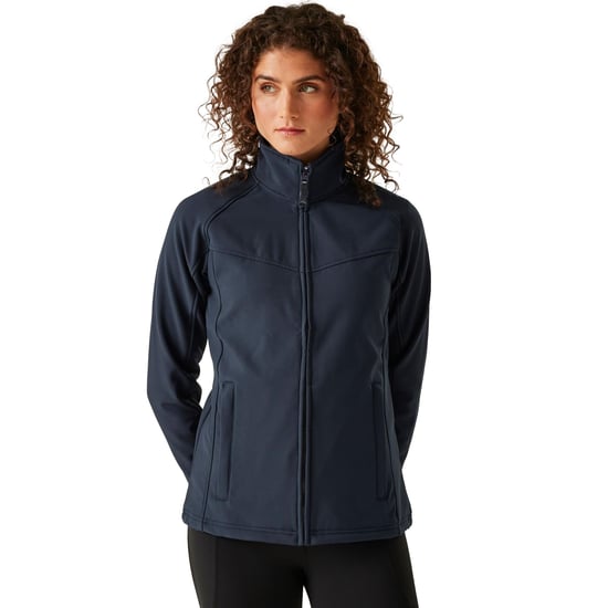 Regatta Ladies Uproar Softshell Wind Resistant Jacket (Navy)