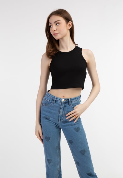 Mymo Tanktop Dames zwart - Image 3