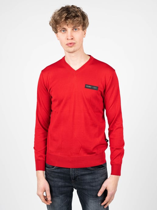 Plein Sport Pullover Merino Men's Red - Image 3