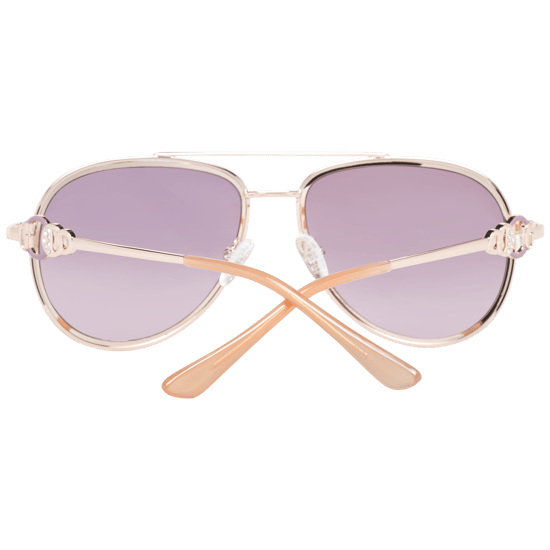 Guess Aviator Womens Shiny Rose Gold Bordeaux Mirror GF0344