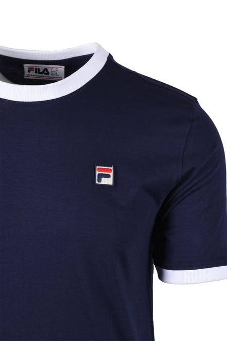 Fila Vintage Marconi Essential Ringer Tee Peacoat