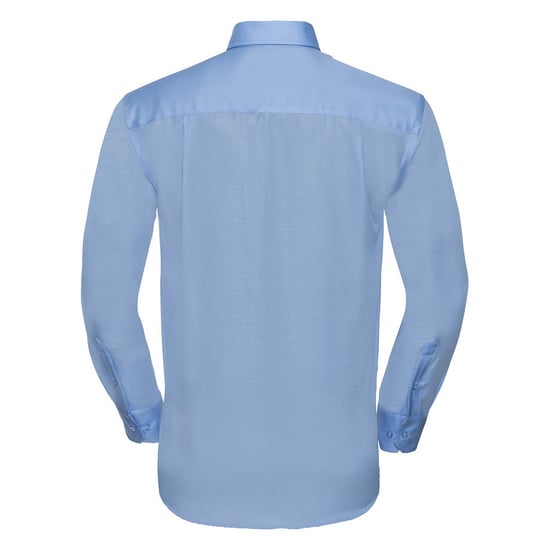 Russell Collection Mens Ultimate Non-Iron Long-Sleeved Formal Shirt (Bright Sky) - Image 2