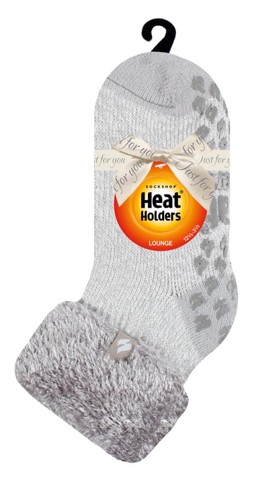 Fluffiga sängstrumpor för barn | värmehållare | varma mysiga termosockor för pojkar och flickor - Silver Grey - Image 2