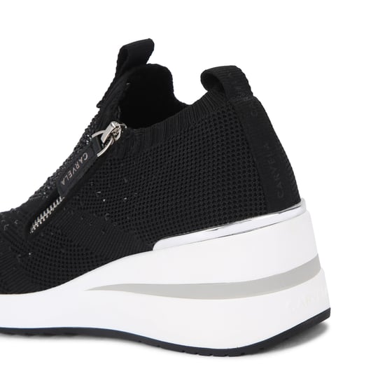 Carvela  High Rise Zip Knit Sneakers