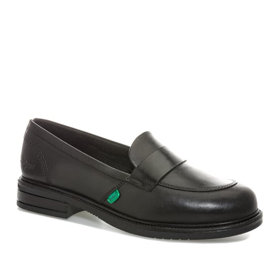 Women's Kickers Lach Loafer Shoes in Black