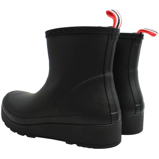 Hunter Play Shearling Insulated Short Womens Black Wellington Boots - Image 5
