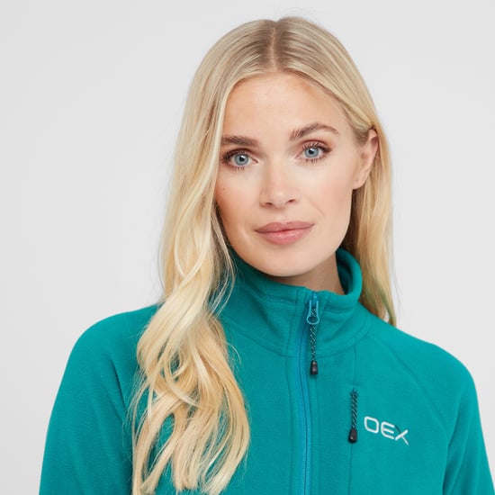 OEX Women's Ardmore Half Zip Fleece with Chest Pocket, Warm & Lightweight Mid-layer