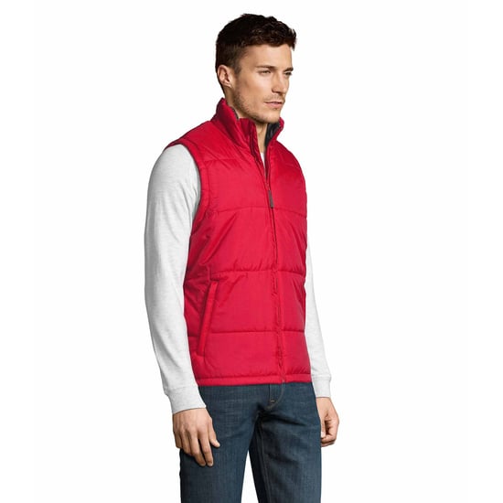 SOLS Warm Unisex Gewatteerd Bodywarmer Jasje (Rood) - Image 4