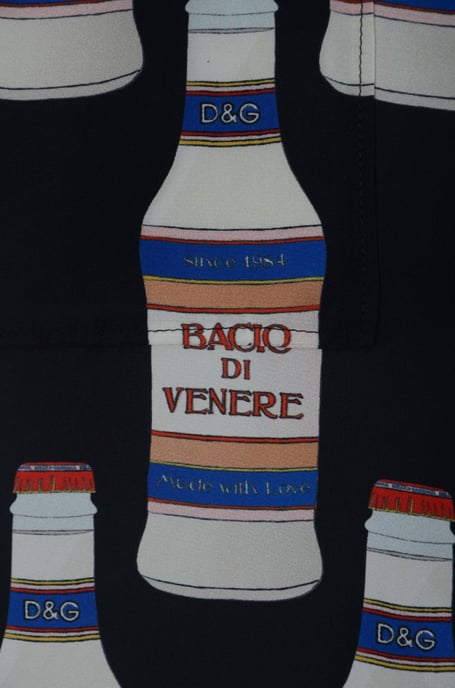 Dolce & Gabbana Men's Silk Bottles Shirt - Image 4