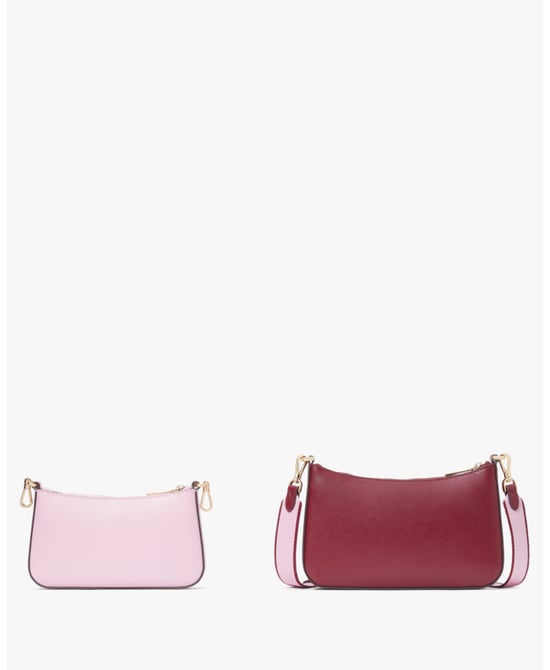 Duet Colorblock Saffiano Leather Small Crossbody