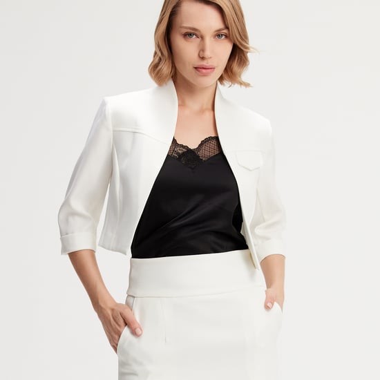 Minimalistische cropjackeet - Image 2