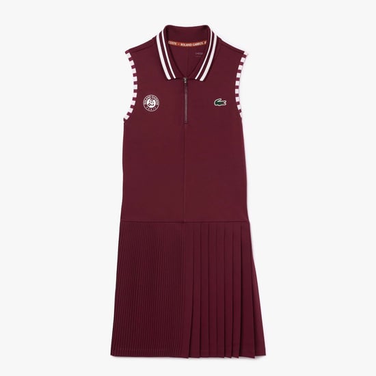 Women's Lacoste Roland-Garros Edition Sport Stretch Tennis Dress in Purple
