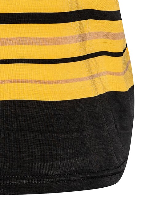 Striped Sleeveless Top in Stretch Jersey Fabric - Image 4