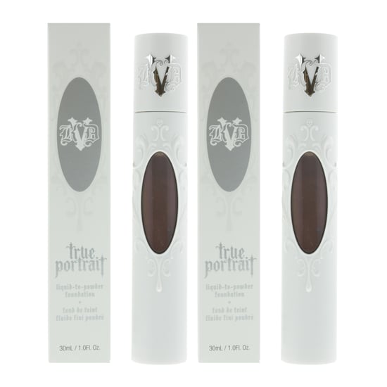 KVD Beauty True Portrait Liquid-To-Powder Foundation 30ml - Deep 096 x 2