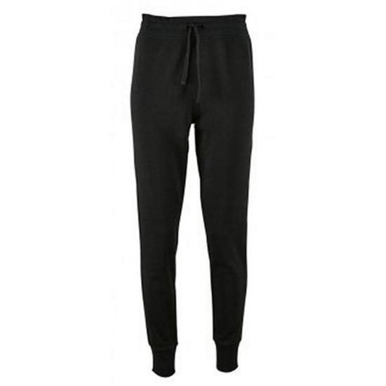SOLS Womens/Ladies Jake Slim Fit Jogging Bottoms (Black) - Image 1