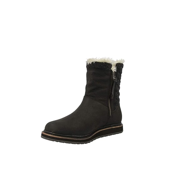 Helly Hansen Seraphina Slip-On Black Smooth Leather Womens Boots 112 58.991