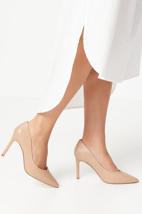 Wide Fit Dash Pointed Court Shoes - Image 1