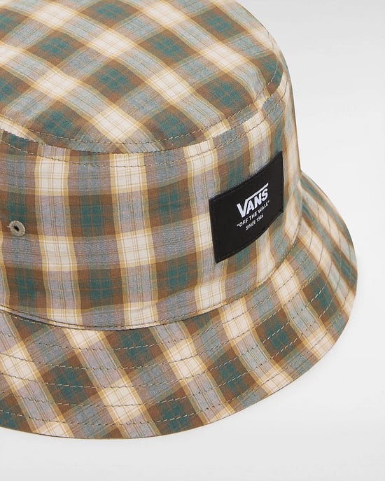 VANS Patch Bucket Hat in Green - Image 3