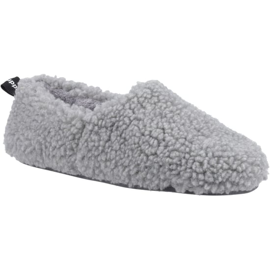 Hush Puppies Emily Faux Fur Women's Grey Slippers - Image 1