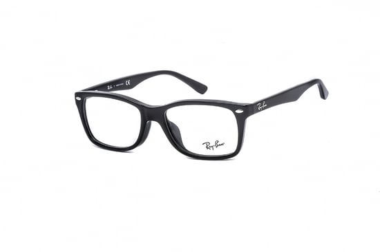 Ray-Ban Rectangular Plastic Unisex Eyeglasses Black / Clear Lens - Image 1