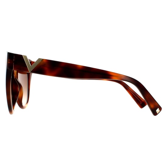 Valentino Cat Eye Dam Light Havana Brown Gradient Solglasögon - Image 3