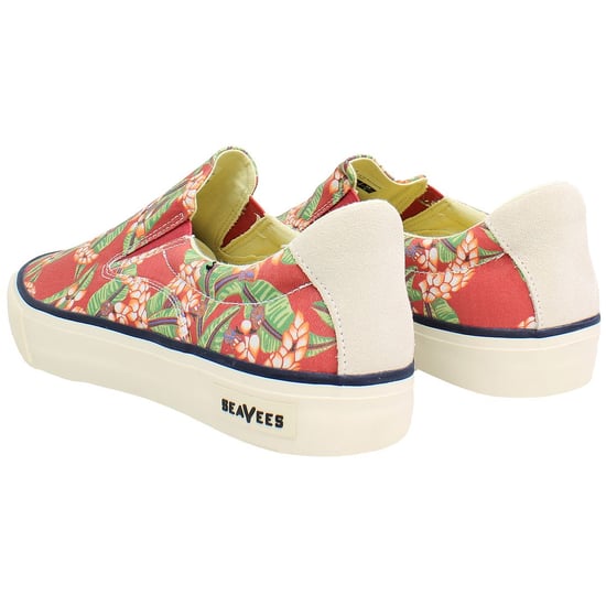 Seavees Hawthorne Beachcomber Mens Red Plimsolls - Image 3