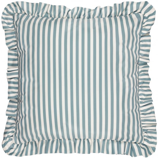 Wylder Nature Millie Ruffle Striped Outdoor Cushion Cover - Image 1