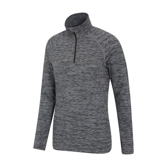 Mountain Warehouse Womens/Ladies Bend & Stretch Half Zip Midlayer (Black) - Image 2