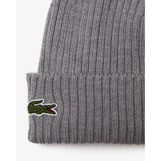Lacoste Mens Ribbed Beanie