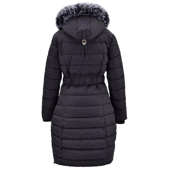 Golddigga Womens Long Belted Jacket Top