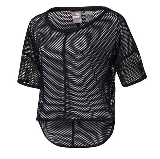 Puma Active Explosive Womens Mesh Top DryCell T-Shirt Black 515965 01 UA89