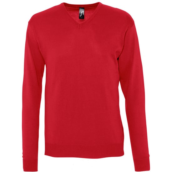 SOLS Heren Galaxy V Hals Trui (Rood) - Image 1